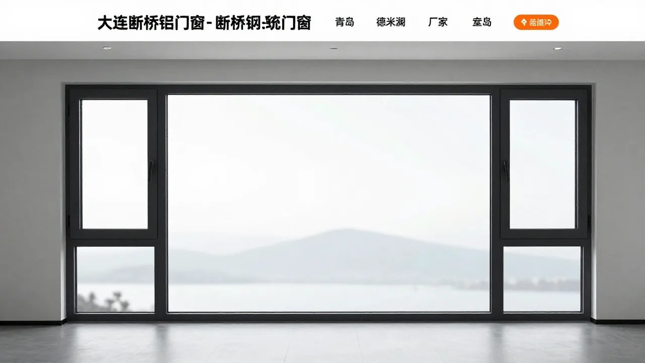 大连断桥铝门窗 首页主视觉